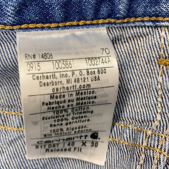 Carhartt Bundle of 2 Men's Jeans Size 40 X 30 - Picture 7 of 10